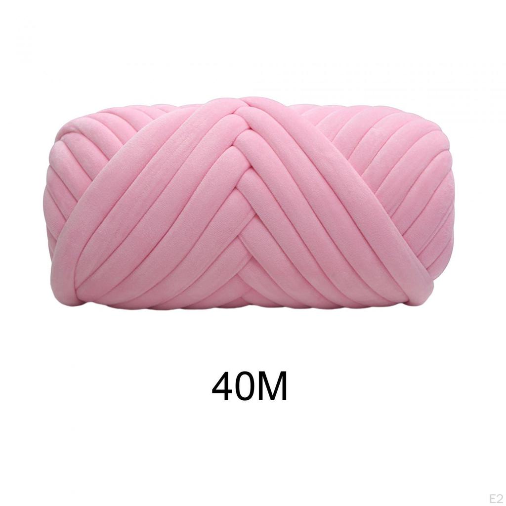 Chunky Yarn Arm Knit Length 43.74Yard Tube Giant Bulky Jumbo Tubular for Rug