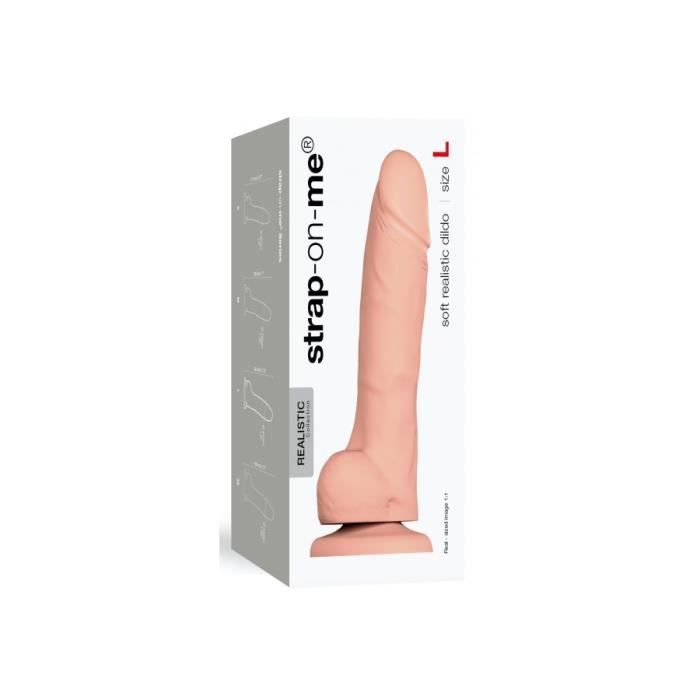 GODE REALISTE Gode réaliste Soft L 15 x 4cm strap on me