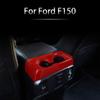 Armrest Box Rear Cup Holder Decor Frame Ring Cover Trim for Ford F-150 2015-