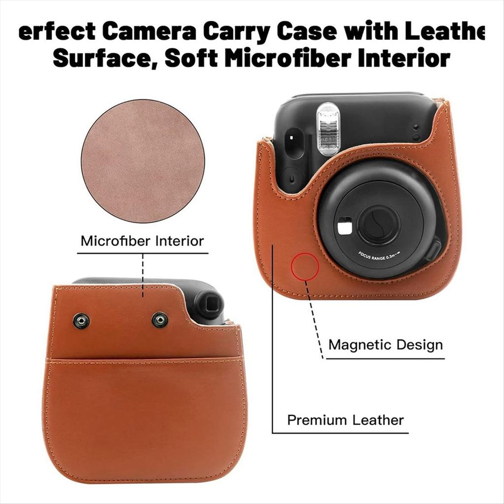 2025+ Portable Camera Case Shockproofs Dustproof Protective Sleeve Cover AntiDrop for Mini 12 11 9 8 Instants Camera