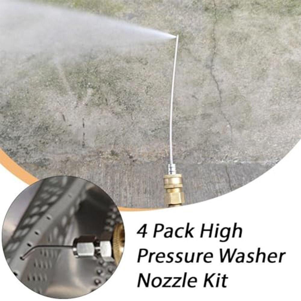 Stainless Steel High-Pressure Cleaning Spray Nozzle Jet Spray Nozzle Air Conditioner Cleaning