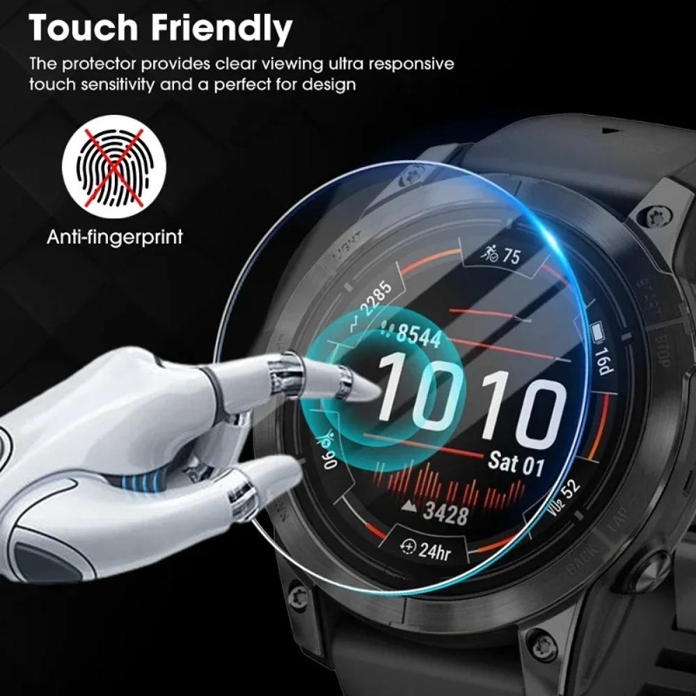 Vetro Temperato Schermo HD Per Garmin Fenix 8 7 Tactix 8 Quatix 8 Pellicola Protettiva in Vetro Forerunner 970 965 570 Venu 4 3 Active 6 5