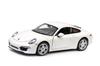 Porsche 911 Carrera S Blanco Coche Modelo de Metal Escala 1:24 Presente