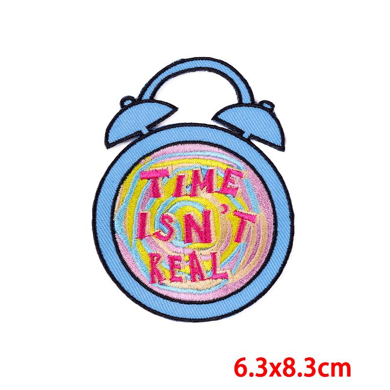 5 szt./Partie Księżyc Motyl Taśma Kwiat Haftowana Naszywka Kreskówkowe Naszywki Na Ubrania DIY Naszywki Do Naprasowywania Na Ubrania Naklejki Do Naszywania