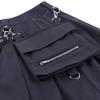 Frühling Sommer Harajuku Punk Gothic Schwarze High-Waist Schwarze Röcke Damen Sexy Patchwork Bandage Mini Weibliche Streetwear Schwarzer Rock