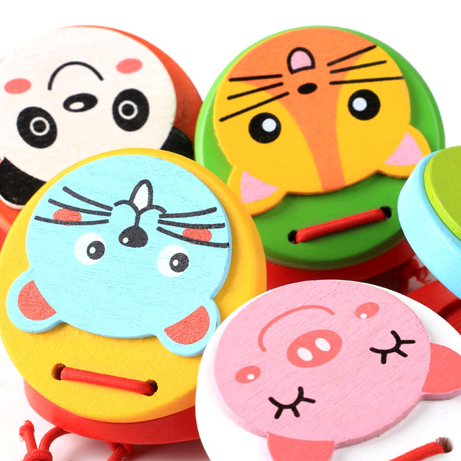 

Детские пальчиковые кастаньеты Деревянные кастаньеты Музыкальный инструмент Ритмическая развивающая игрушка для детей Дизайн с животными