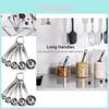 Modernes Edelstahl-Messlöffel-Set Mit Präziser Skala Zum Backen Und Kochen