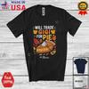 Custom Name Will Trade Gigi For Pie Thanksgiving Family Pumpkin Pie T-Shirt