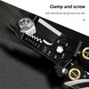 9-in-1 Multi-functional Broken Wire Stripper, Electrician Special Section Split Wire Winding Wire Cutter Wire Stripping Skin