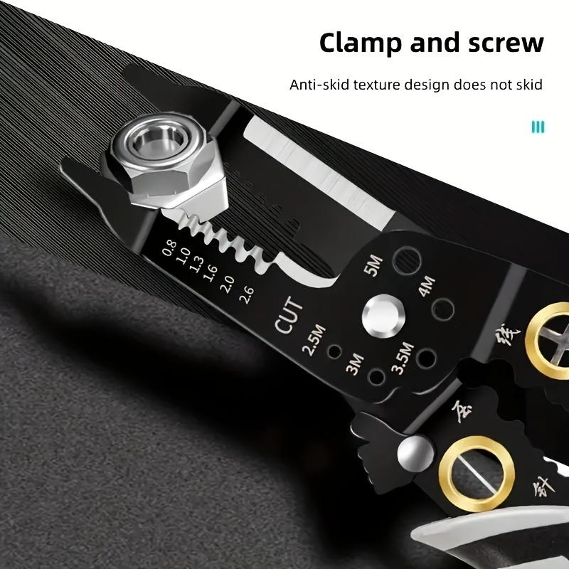 9-in-1 Multi-functional Broken Wire Stripper, Electrician Special Section Split Wire Winding Wire Cutter Wire Stripping Skin