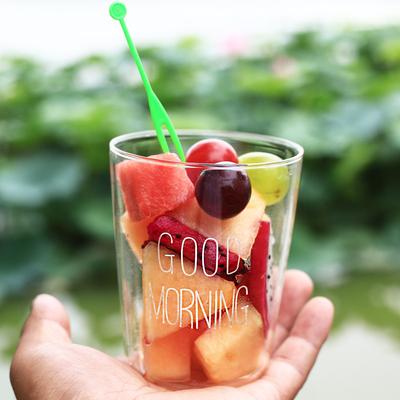Glass Water Cup High Temperature Resistant Thickened Juice Cup Glass Household Teacup Thickened High Temperature Resistant Breakfast