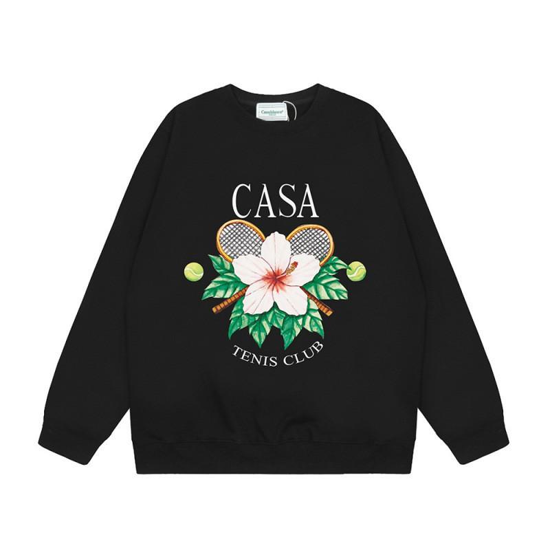 Unisex Oversized Cotton Graphic Print Crewneck Sweatshirt Winter Casual Wear