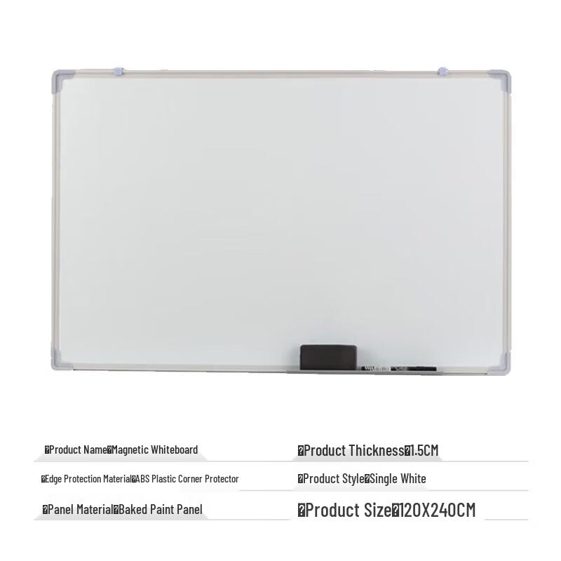 Double-Sided Magnetic Wall Blackboard