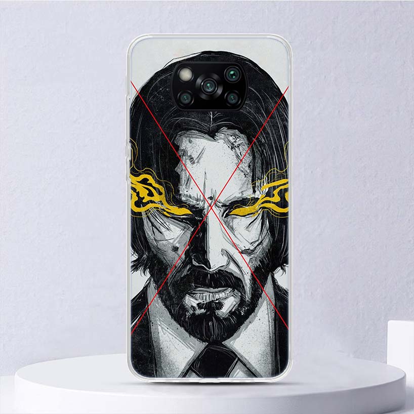 John Wick 4 Movie Soft Case For Xiaomi Poco X7 X6 X5 X4 X3 Nfc F7 Ultra F6 F5 Pro Phone Cover F4 Gt F3 M5S M4 M3 M5 M6 Coque