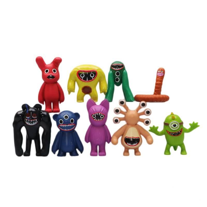 Delightful Pvc Monster Figurines Set Featuring Nine Unique Scary Characters Perfect For Collectors