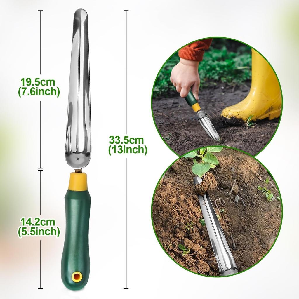 Rankinis ravėjimo įrankis Sodo ravėjimo įrankiai Rankinis ravėjimo įrankis Sodo mentelės Sodo įrankiai sodininkystei Nerūdijančio plieno rankena piktžolių ištraukimo įrankis, skirtas giliai