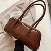 Fashion Faux Leather Shoulder Bag  Elegant Handbag with Stitching Detail  Versatile Top-Handle Purse