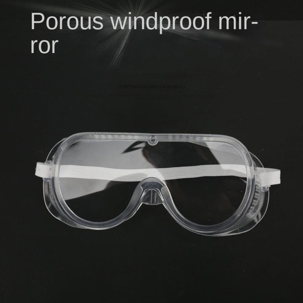 PVC Eye Protection Glasses Transparent Safety Goggles New Porous Windproof Goggles