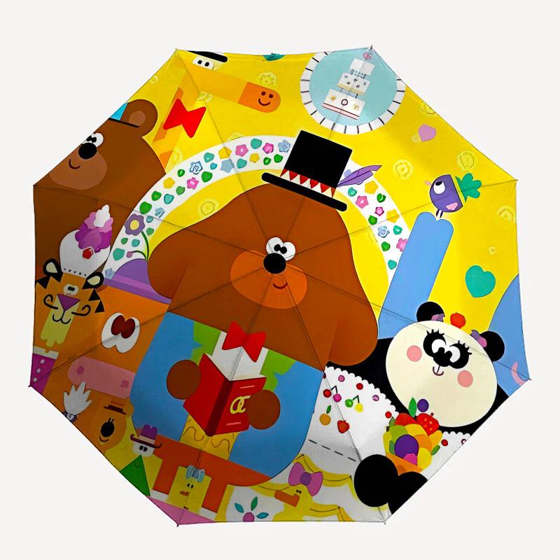Character Storybook Automatic Opening and Closing, 8 rib Structure Portable Umbrella, Suitable for Men and Women in All Seasons  Perfect Gif