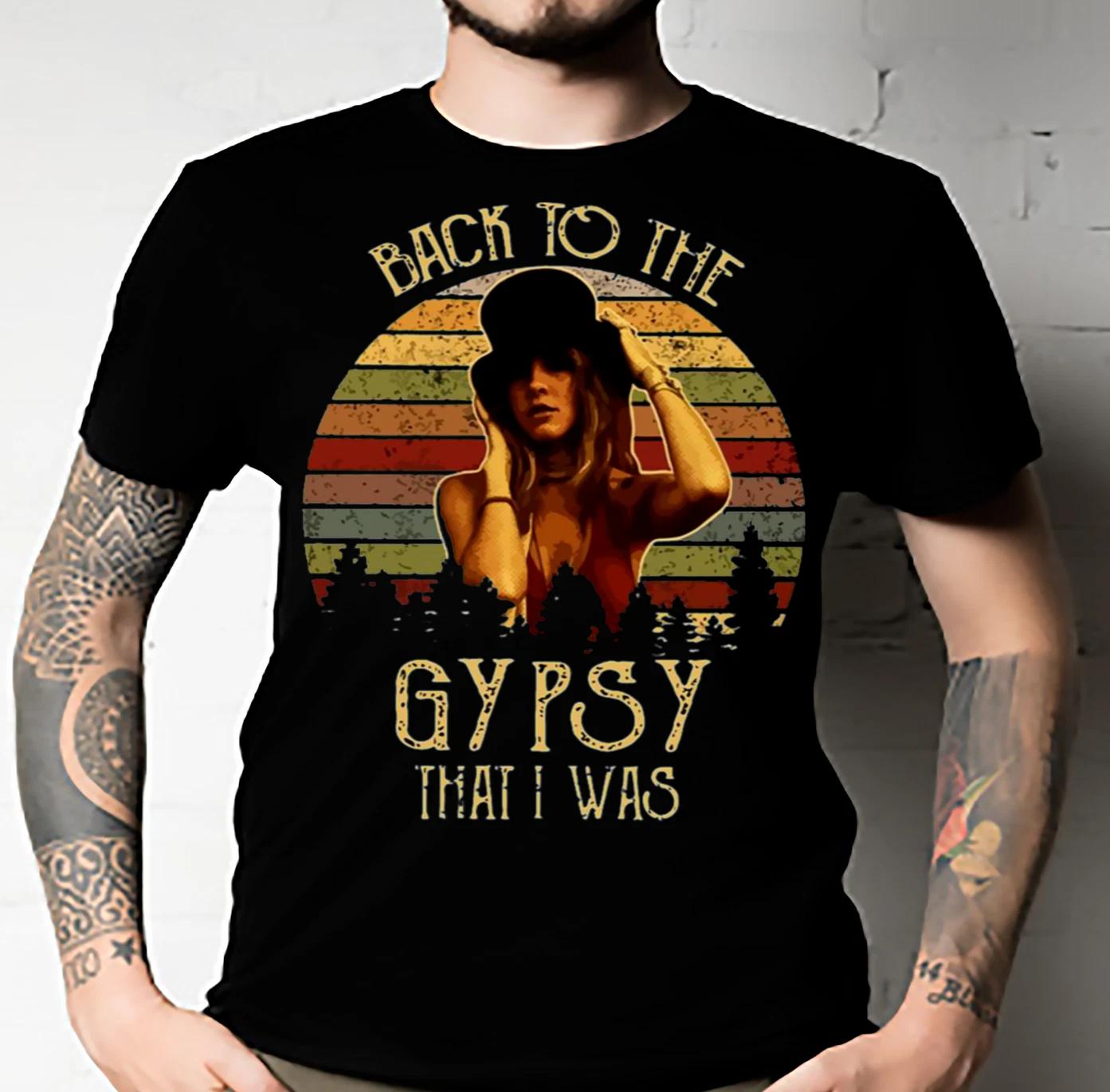Men s and Women s T-shirts Stevie Nicks Back To The Gypsy That I Was S