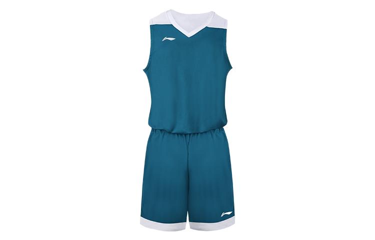 Li Ning Basketball Suit Men s Azure Sky Blue YATU039-6 165