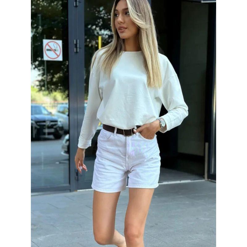 New Long Sleeve T-shirt Western Style New Fashion Casual Loose Long sleeve Cotton T-shirt Top