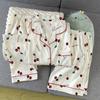 Plus Size Women's Cartoon Pajama Set - Cardigan, Short Sleeve Top & Pants Options - Versatile Home & Outdoor Wear