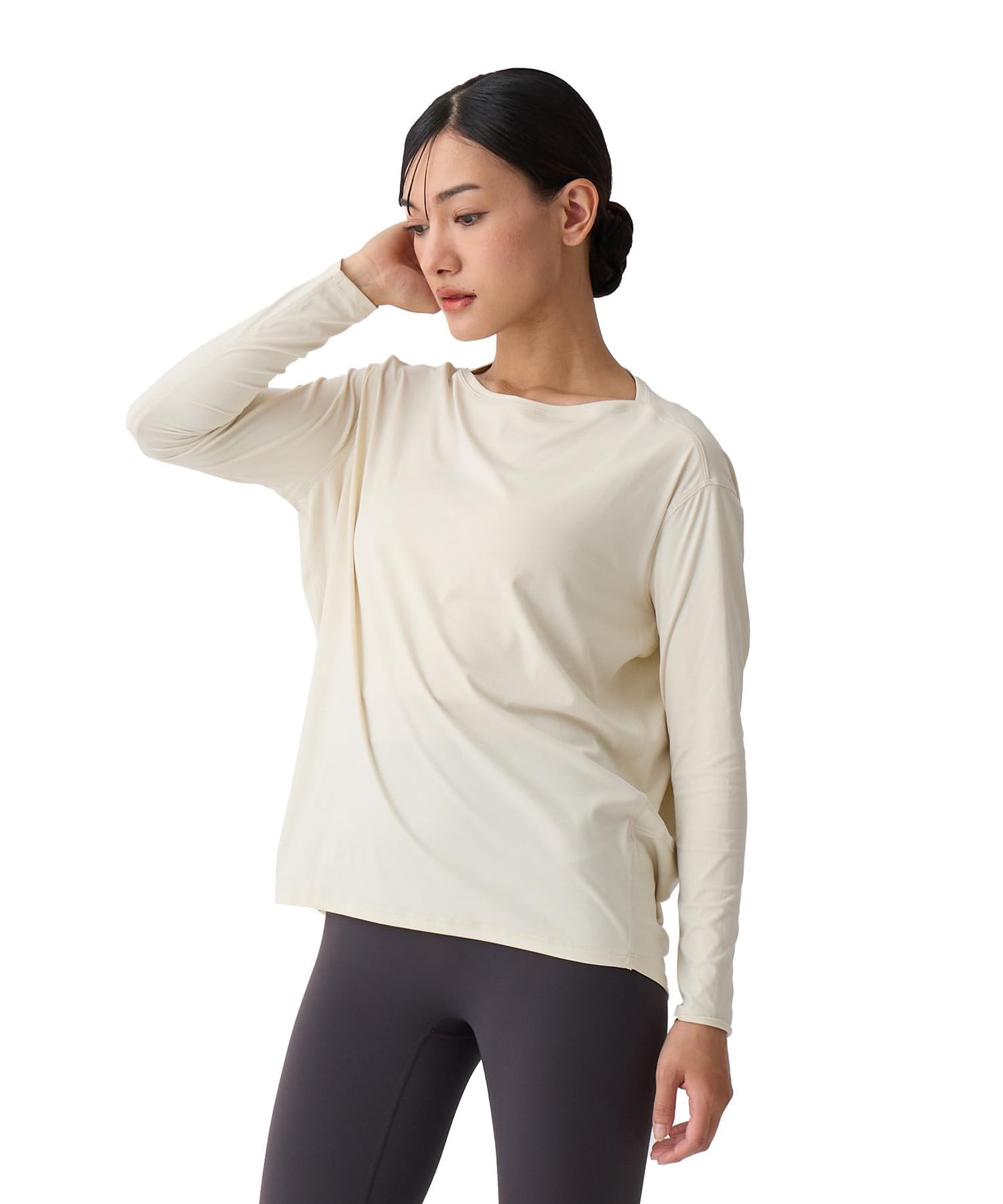 

Zen Wear Yoga Wear for Ultimate Comfort and Ease of Long Sleeve for Gym and Long - Instructor-Supervised Movement. Women s T-Shirt Sports, Wear, слоновая кость