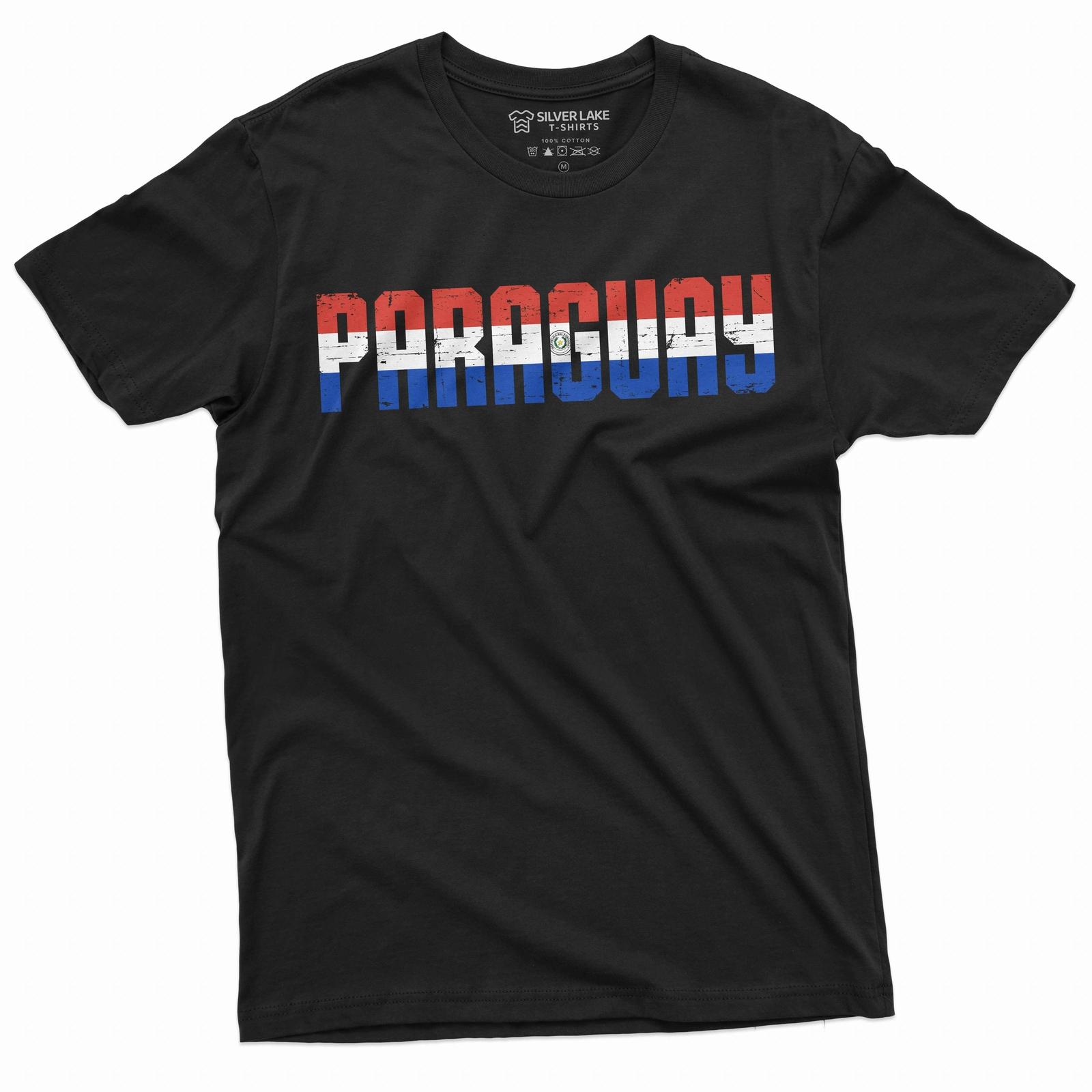 Men s Paraguay T-shirt Republica del Paraguay Mens tee patriotic flag shirt S разноцветный