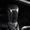 Carbon fiber look Gear Shift Knob Cover Trim 1pcs For Toyota Camry 2018-2024