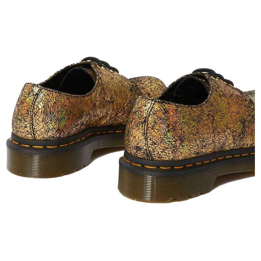 Dr. Martens 1461 Metallic Simple Comfortable Casual Shoes Women Shoes Yellow 25729710