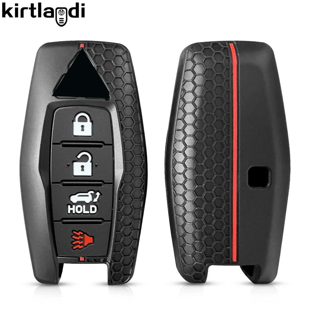 silicone key cover case shell for Mitsubishi Outlander 2022 2023 3 Bottons remote smart key holder car keychain protection