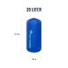 Sea to Summit Lightweight Stuff Sack Durable Storage 20 Liter Surf Blue Outdoor/Travel