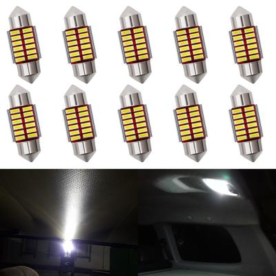 10X Girlande 31mm 36mm 39mm 41mm LED Birne C5W C10W Super Helle 4014 SMD Canbus fehlerfrei Auto Innen Doom Lampe Auto Styling Licht