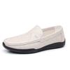Men's Casual Leather Moccasins - 2025 Autumn, Breathable, Soft Sole, Slip-On Driving Shoes
