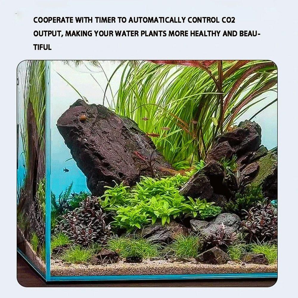 12V DC Aquarium Co2 Solenoid Valve Noiseless Magnetic Valve Accessories Aquarium Co2 Regulator
