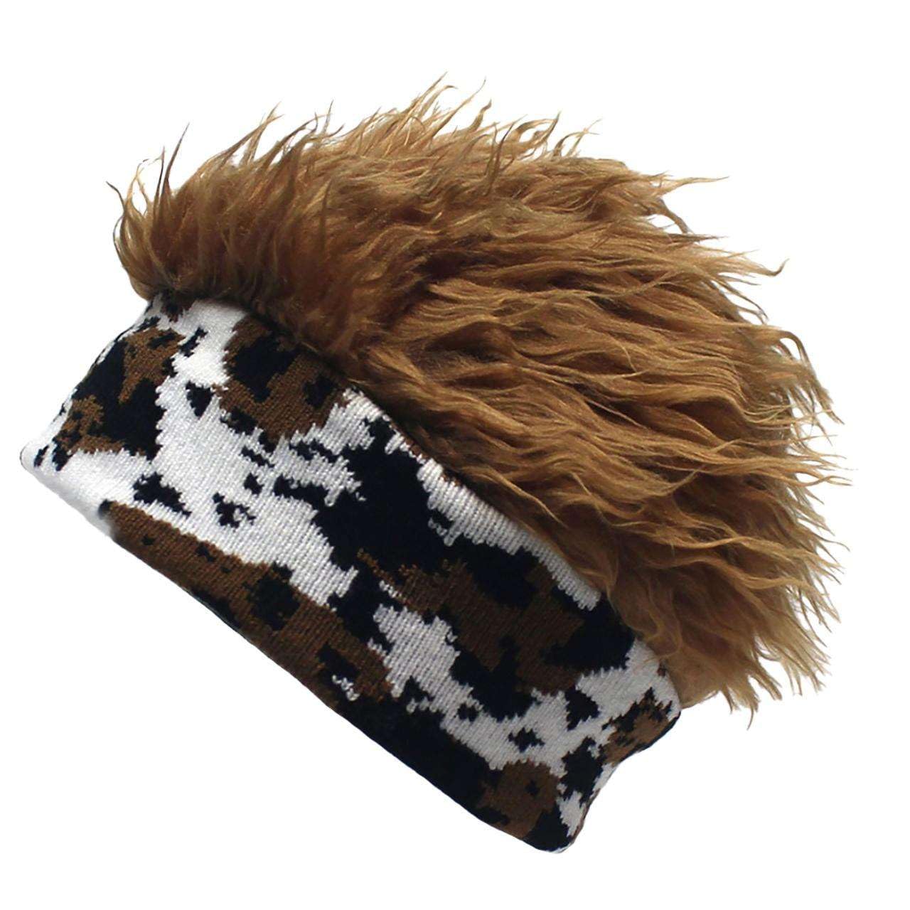 

Wig Knitted Animal Knit CZ698 [White Fang] Hat, Hat, Cap, Unique, Men s, Women s, (Dark Brown)