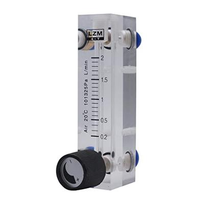 B Baosity Flow Meter, Gas Flow Meter, Oxygen/Air Flow Meter, Panel Type, Air Flow Meter, 0.2-2L