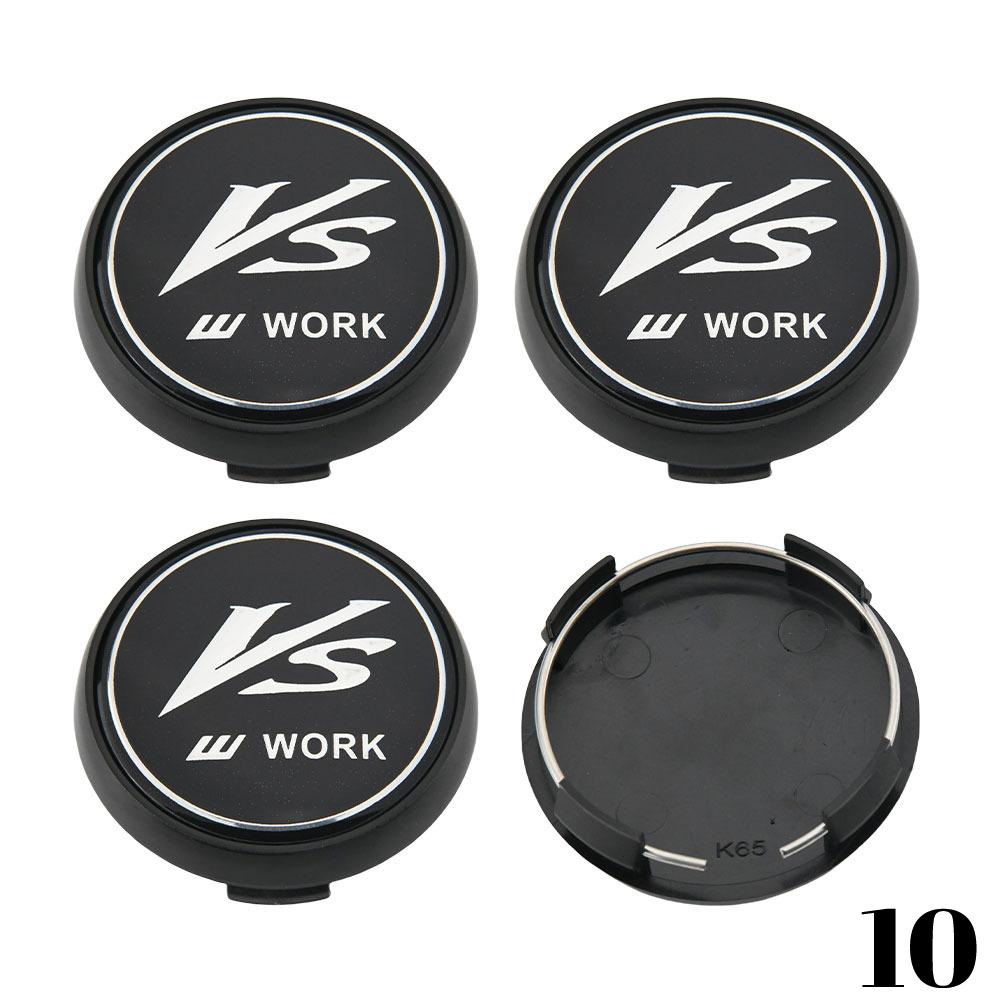 WORK EMOTION Wheel Center Cap 65mm VS EQUIP MEISTER Emblem Sport Rim Hubcap 66mm Wheel Cover Cap 68mm Car Styling Accessories