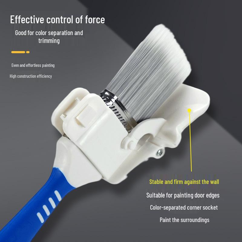 

High-Efficiency Soft Bristle Paint Brush: Labor-Saving, No Shedding, Ideal for Edging and Latex Coatings