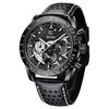 Benyar 5120 Watches Relojes Hombre New Men's Business Alloy Casual Stainless Leather Strap Quartz 5120 Wristwatch Fashion Watch