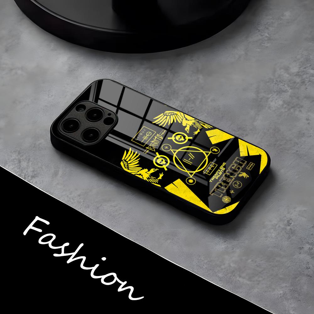 Twenty One Pilots Phone Case For IPhone 17 Pro Max 16 15 14 Pro Max 13 11 X Xs Xr 8 7Plus Glass Cover