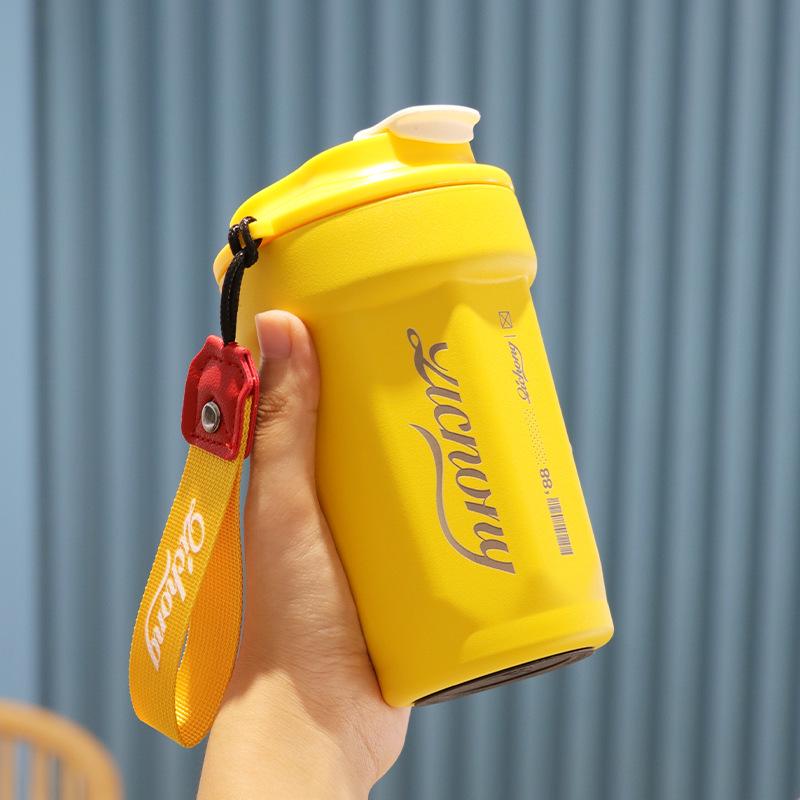 High-Value 316 Stainless Steel Travel Thermos Cup - Portable, Customizable Gift for Car and Travel Use.