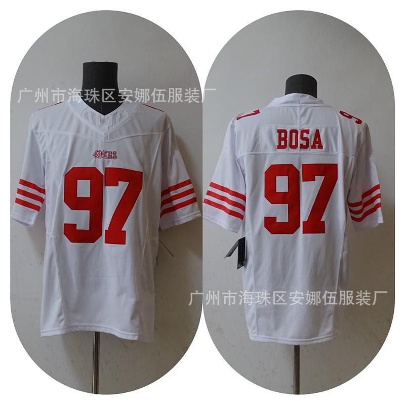 Mens Rugby Jersey T-Shirt With Team Embroidery San Francisco 49ers Vintage Style 23 97 19 85 Numbers