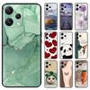 Shockproof Cover For Redmi 12 Case Animals Painted Soft Phone Back Cover For Xiaomi Redmi 12 4G 5G Redmi12 Cases Fundas Bumper