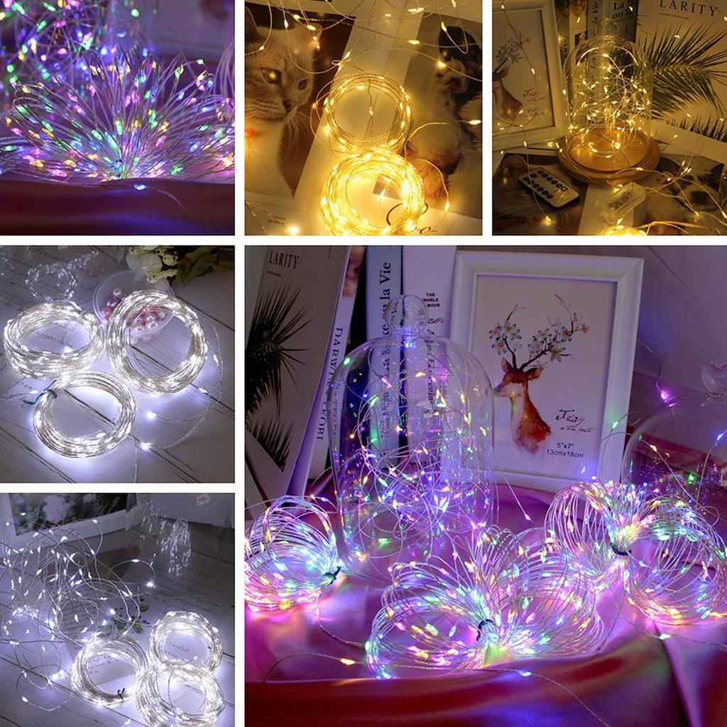 30/100/200m LED Copper Wire String Lights Street Fairy Lights Garland Led Remote Outdoor Christmas Tree Garden Wedding Party Patio Decor Light