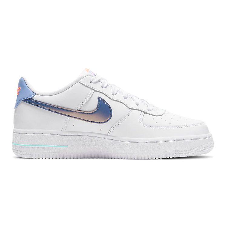 Nike Air Force 1 Low LV8 White Dark Purple GS DC8188-100