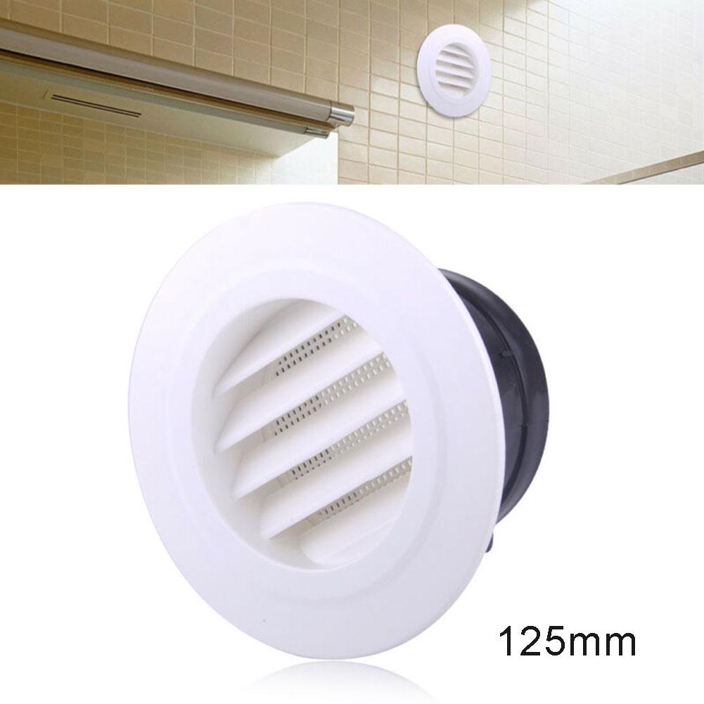 Plastic Round Air Exhaust Vent Grille Cover Wall Ventilation Inlet Outlet Eco friendly ABS Plastic Construction