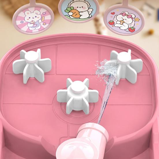 Yousheng Kids Target Water Shooter Toy Hand-eye Coordination Training Educational Toddlers Cartoon Rabbit Dinosaur Dog Interactive Water Sprayer Board