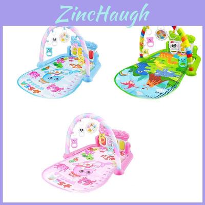 Fitness Rack Newborn And Interactive Pedal Piano Toy With Lights Music And